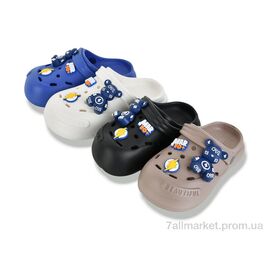 Фотография Кроксы детские летние Лето 309-11 mix (12 пар р.30-35) "M&L  Alex13" недорого оптом от прямого поставщика