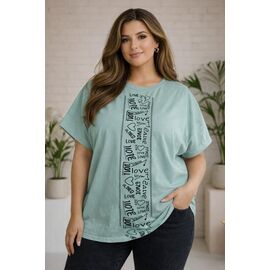 футболка жіноча 135 mint р.42-50 "BONJOUR" недорого оптом від прямого постачальника