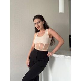 Майка жіноча 1483 beige р.42-48 "BONJOUR" недорого оптом від прямого постачальника