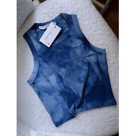 Топ жіночий 1486 blue р.42-48 "BONJOUR" недорого оптом від прямого постачальника