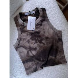 Топ жіночий 1486 brown р.42-48 "BONJOUR" недорого оптом від прямого постачальника