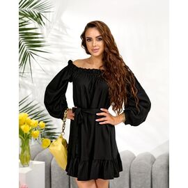 Фотография Платье летнее женское 1606 black р.42-48 "BONJOUR" недорого оптом от прямого поставщика