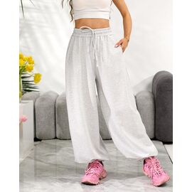 Штани спортивні жіночі 1698 l.grey р.42-48 "BONJOUR" недорого оптом від прямого постачальника