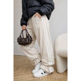 Штани спортивні жіночі 1699 beige р.42-48 "BONJOUR" недорого оптом від прямого постачальника