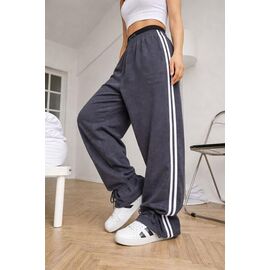 Штани спортивні жіночі 1699 d.grey р.42-48 "BONJOUR" недорого оптом від прямого постачальника