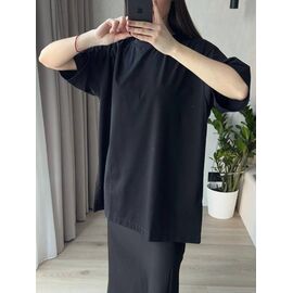 футболка жіноча 4264 black р.42-50 "BONJOUR" недорого оптом від прямого постачальника