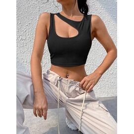 Топ жіночий 5113 black р.40-44 "BONJOUR" недорого оптом від прямого постачальника