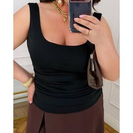 Майка жіноча 5178 black р.42-56 "BONJOUR" недорого оптом від прямого постачальника