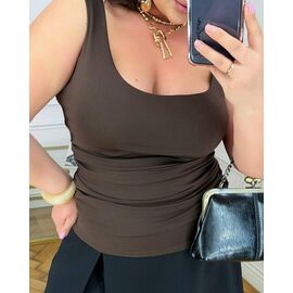 Майка жіноча 5178 brown р.42-56 "BONJOUR" недорого оптом від прямого постачальника