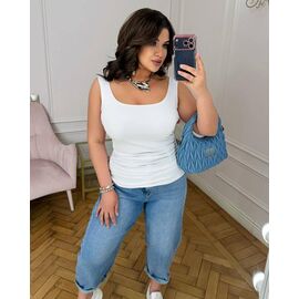 Майка жіноча 5178 white р.42-56 "BONJOUR" недорого оптом від прямого постачальника