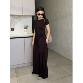 Костюм жіночий 5180 brown р.42-48 "BONJOUR" недорого оптом від прямого постачальника