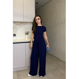 Костюм жіночий 5180 navy р.42-48 "BONJOUR" недорого оптом від прямого постачальника