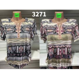 футболка жіноча 3271 grey р.48-56 "VERJINIA" недорого оптом від прямого постачальника