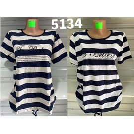 футболка жіноча 5134 white р.50-56 "VERJINIA" недорого оптом від прямого постачальника