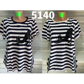 футболка жіноча 5140 white р.50-56 "VERJINIA" недорого оптом від прямого постачальника