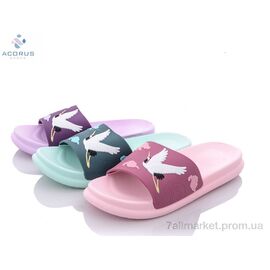 Фотография Шлепки женские облегченные Лето 1565 mix (10 пар р.36-40) "Acorus" недорого оптом от прямого поставщика