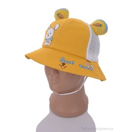 Панамка Літо 567845 yellow (2 шт. р.сітка52) "TUZZI" недорого оптом від прямого постачальника