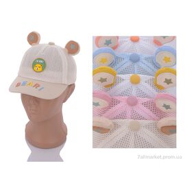 Кепка дитяча Літо C6 mix old (5 шт. р.сітка48-50) "TUZZI" недорого оптом від прямого постачальника