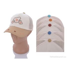 Кепка дитяча Літо 572830 mix (5 шт. р.сітка56-59) "TUZZI" недорого оптом від прямого постачальника