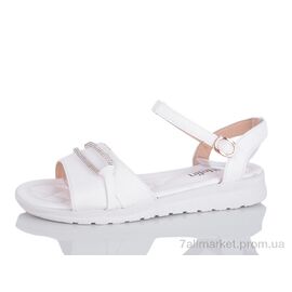 Босоніжки жіночі літні Літо T32 white (8 пар р.36-41) "MaiNeLin" недорого оптом від прямого постачальника