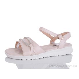 Босоніжки жіночі літні Літо T32 beige (8 пар р.36-41) "MaiNeLin" недорого оптом від прямого постачальника