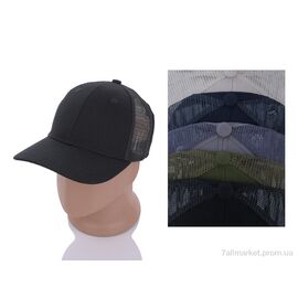 Кепка для чоловіків Літо 23-06 mix (5 шт. р.сітка56-58) "TUZZI" недорого оптом від прямого постачальника