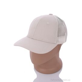 Кепка для чоловіків Літо 23-06 beige (5 шт. р.сітка56-58) "TUZZI" недорого оптом від прямого постачальника
