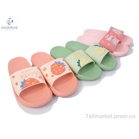 Фотография Шлепки женские облегченные Лето 1055 mix (10 пар р.36-41) "Acorus" недорого оптом от прямого поставщика