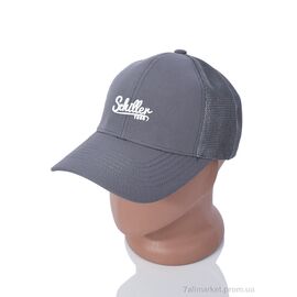 Кепка для чоловіків Літо 29-04 grey (5 шт. р.сітка56-59) "TUZZI" недорого оптом від прямого постачальника