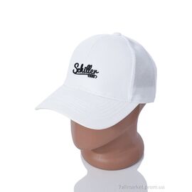 Кепка для чоловіків Літо 29-04 white (5 шт. р.сітка56-59) "TUZZI" недорого оптом від прямого постачальника