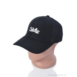 Кепка для чоловіків Літо 29-04 black (5 шт. р.сітка56-59) "TUZZI" недорого оптом від прямого постачальника