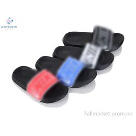 Фотография Шлепки детские летние Лето 2138 mix (12 пар р.30-35) "Acorus" недорого оптом от прямого поставщика