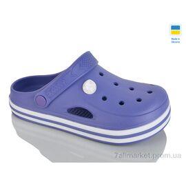 Фотография Кроксы женские летние Лето 416 вістерія (8 пар р.36-41) "Крок" недорого оптом от прямого поставщика