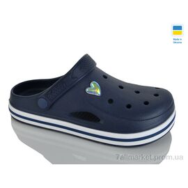 Фотография Кроксы женские летние Лето 416 синій (8 пар р.36-41) "Крок" недорого оптом от прямого поставщика