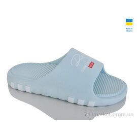 Фотография Шлепки женские облегченные Лето DS71 бірюза (8 пар р.36-41) "Крок" недорого оптом от прямого поставщика
