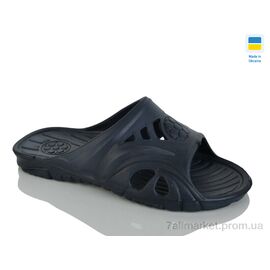 Шльопанці чоловічі пляжні Літо Мяч синій (8 пар р.41-45) "Крок" недорого оптом від прямого постачальника