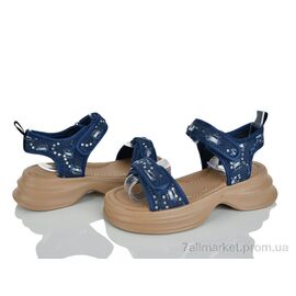 Фотография Босоножки детские летние Лето XF01-FG2459-3B (8 пар р.32-37) "Xifa kids" недорого оптом от прямого поставщика