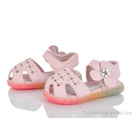 Фотография Босоножки детские летние Лето XF01-HJ672-1F (8 пар р.17-21) "Xifa kids" недорого оптом от прямого поставщика
