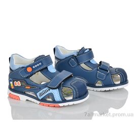 Фотография Сандалии детские летние Лето XF01-YF2160-1B (8 пар р.21-26) "Xifa kids" недорого оптом от прямого поставщика