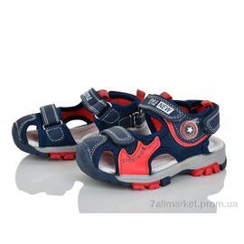 Фотография Сандалии детские летние Лето XF01-DR2288-1B (8 пар р.21-26) "Xifa kids" недорого оптом от прямого поставщика