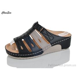 Фотография Шлепки женские облегченные Лето XW8908-1 (8 пар р.37-42) "Chunsen" недорого оптом от прямого поставщика