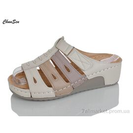 Фотография Шлепки женские облегченные Лето XW8908-7 (8 пар р.37-42) "Chunsen" недорого оптом от прямого поставщика