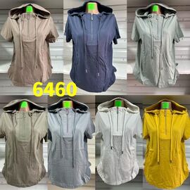 футболка жіноча 6460 grey р.48-58 "VERJINIA" недорого оптом від прямого постачальника