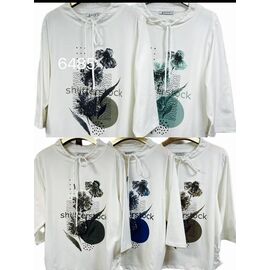 Светр жіночий 6485 white-blue р.42-58 "VERJINIA" недорого оптом від прямого постачальника