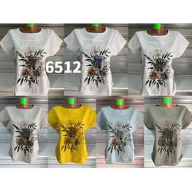 футболка жіноча 6512 khaki р.48-58 "VERJINIA" недорого оптом від прямого постачальника