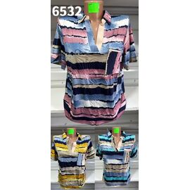 футболка жіноча 6532 pink р.48-56 "VERJINIA" недорого оптом від прямого постачальника