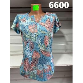 футболка жіноча 6600 l.blue р.46-56 "VERJINIA" недорого оптом від прямого постачальника