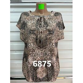 футболка жіноча 6875 beige р.48-58 "VERJINIA" недорого оптом від прямого постачальника