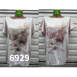 футболка жіноча 6929 pink р.48-56 "VERJINIA" недорого оптом від прямого постачальника