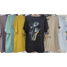 футболка жіноча G4 black р.2XL-5XL "VERJINIA" недорого оптом від прямого постачальника